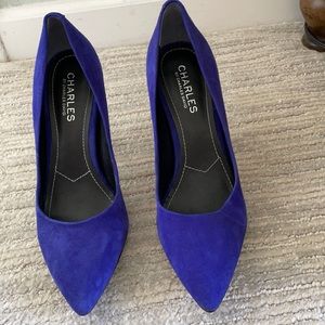 Size 7 Charles by Charles David blue heel